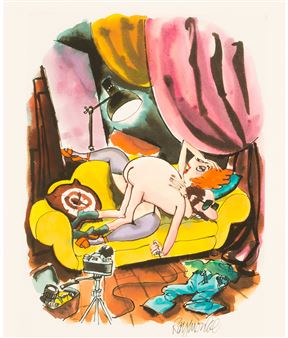 I'll Say One Thing For You Morton - You're The Only Man I KnowWho Can Complete The Whole Action at F6 in 0.5 Seconds WithoutMoving! Playboy cartoon - Roy Stuart Raymonde