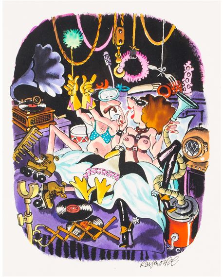 Doo-hooin' What Comes Natch-rally! Playboy cartoon - Roy Stuart Raymonde