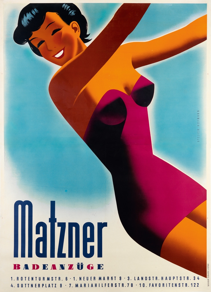MATZNER / BADEANZÜGE by Walter Hofmann, Circa 1950s