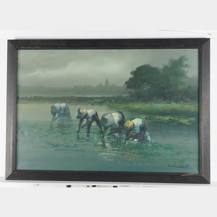 Rice planters by César Baldaccini, 1974