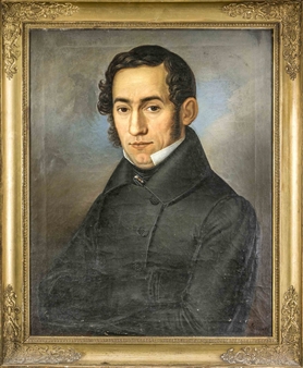 Brustportrait eines Herrn Friedrich Clauss - J. Eggart