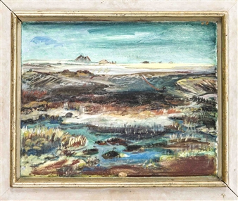 2 Reiter in der Landschaft - Else Wex-Cleemann