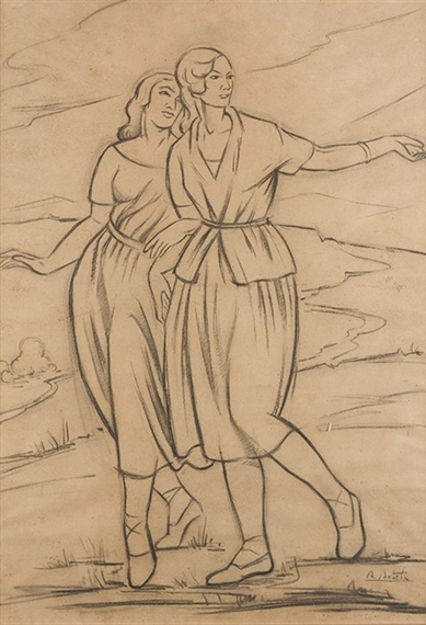 Campesinas by Aurelio Bibiano de Arteta y Errasti