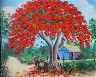 Figure on Mule - Perez Miguel