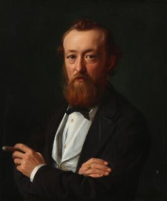 Portrait of Captain by Carl Christian Constantin Hansen, 1865