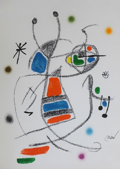 Maravillas con Variaciones Acrósticas 8 by Joan Miró, 1975