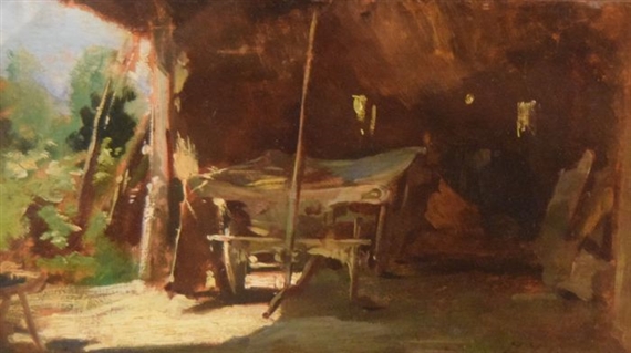 Paesaggio Interno di casolare by Francesco Filippini