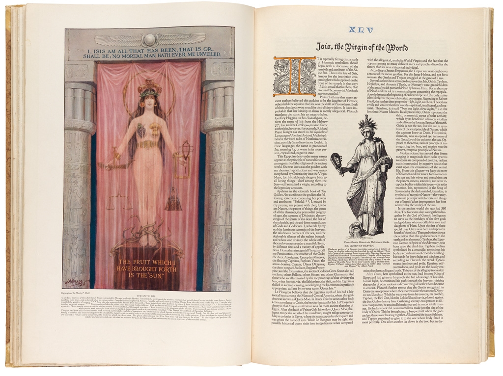 Artwork by J. Augustus Knapp, An Encyclopedic Outline of Masonic, Hermetic, Qabbalistic, and Rosicrucian Symbolical Philosophy . . . Fifth Edition., Made of color plates