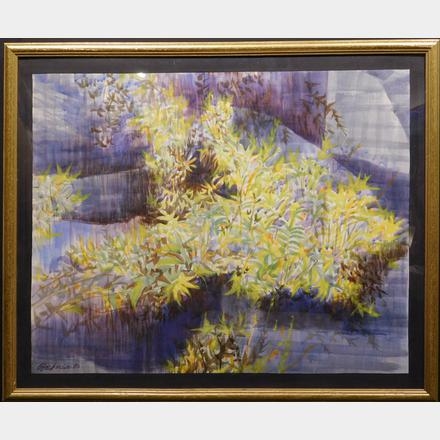 Abstract Landscape by Howard John Besnia, 1983