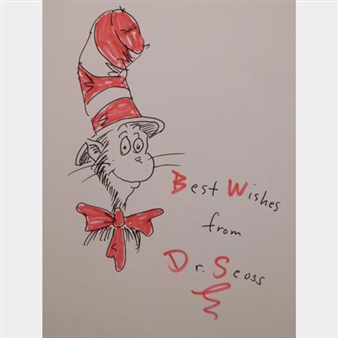 Dr. Seuss | Cat Without a Hat! | MutualArt