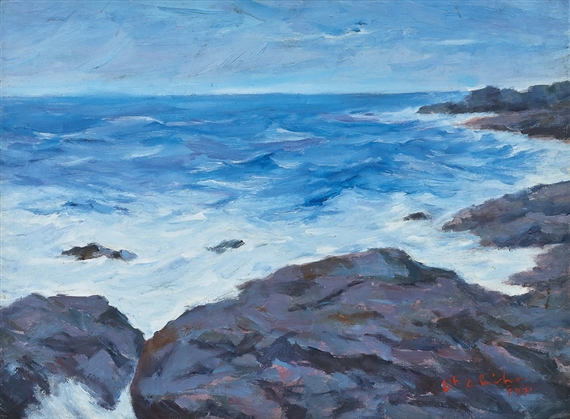 Seascape by Oh Chi-Ho, 1971