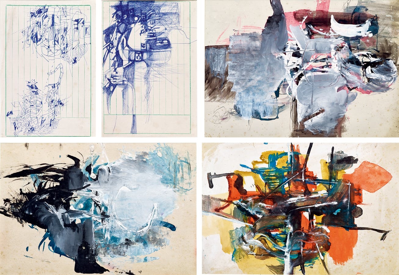 Li Zhong Sheng | Five Works; Work 609; Work 618; Work 153; Work 185 ...