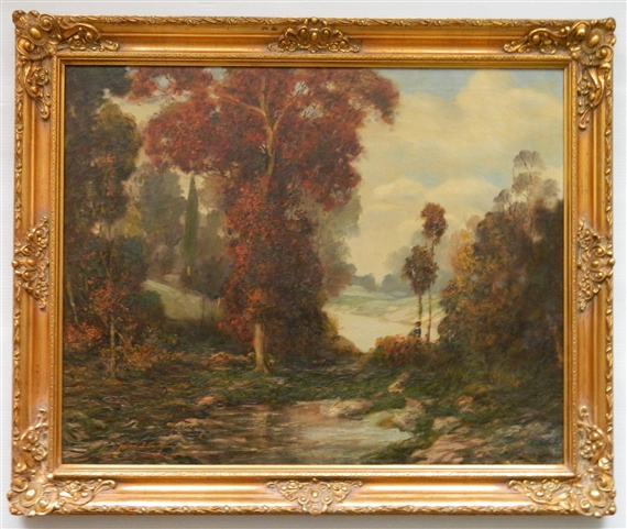 The Pool (Along The Fox) by Miles Jefferson Early, 1950