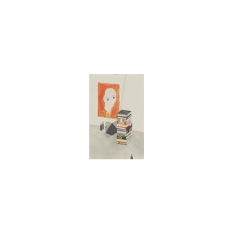 Painted Portrait with Books? - Yuri Masnyj