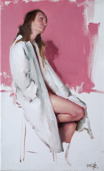 Model in the Studio by Michael Rapoport