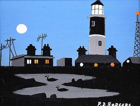 Patsy Dan Rogers | TORY ISLAND LIGHTHOUSE AT NIGHT | MutualArt