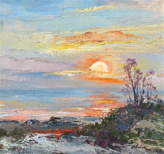 Sunset by Harijs Veldre, 1979