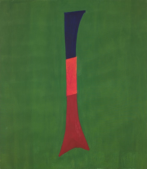 Artwork by Jack Bush, Narrow Image, Made of oil on canvas