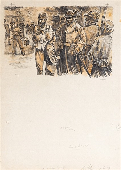 Ilustrace ke knihám Františka Běhounka by Václav Junek