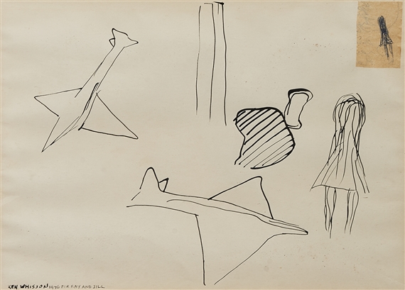 For Ray and Jill by Ken Whisson, 1976