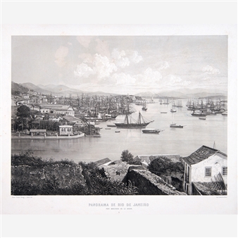 Panomara do Rio de Janeiro. Port Marchand de la saude 6 - Victor Frond