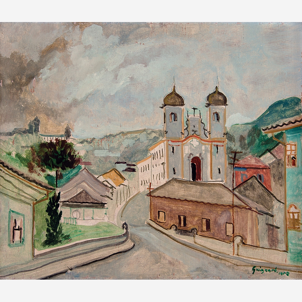 Ouro Preto by Alberto da Veiga Guignard, 1958