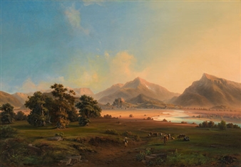 View of Salzburg - Josef Mayburger