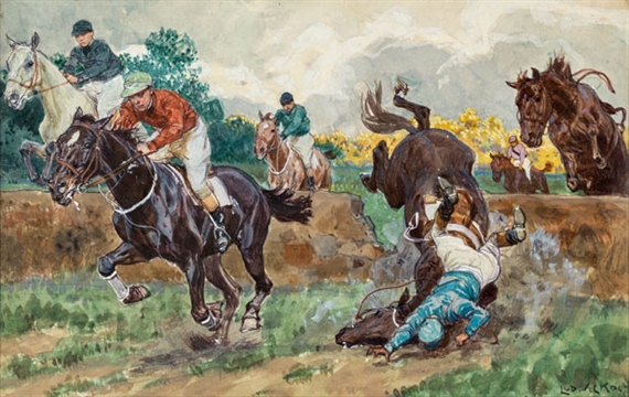 Ludwig Koch | The horse race | MutualArt
