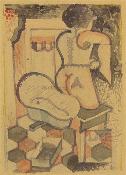 "Bidetchenrevue..." by Gottfried Brockmann, 1922