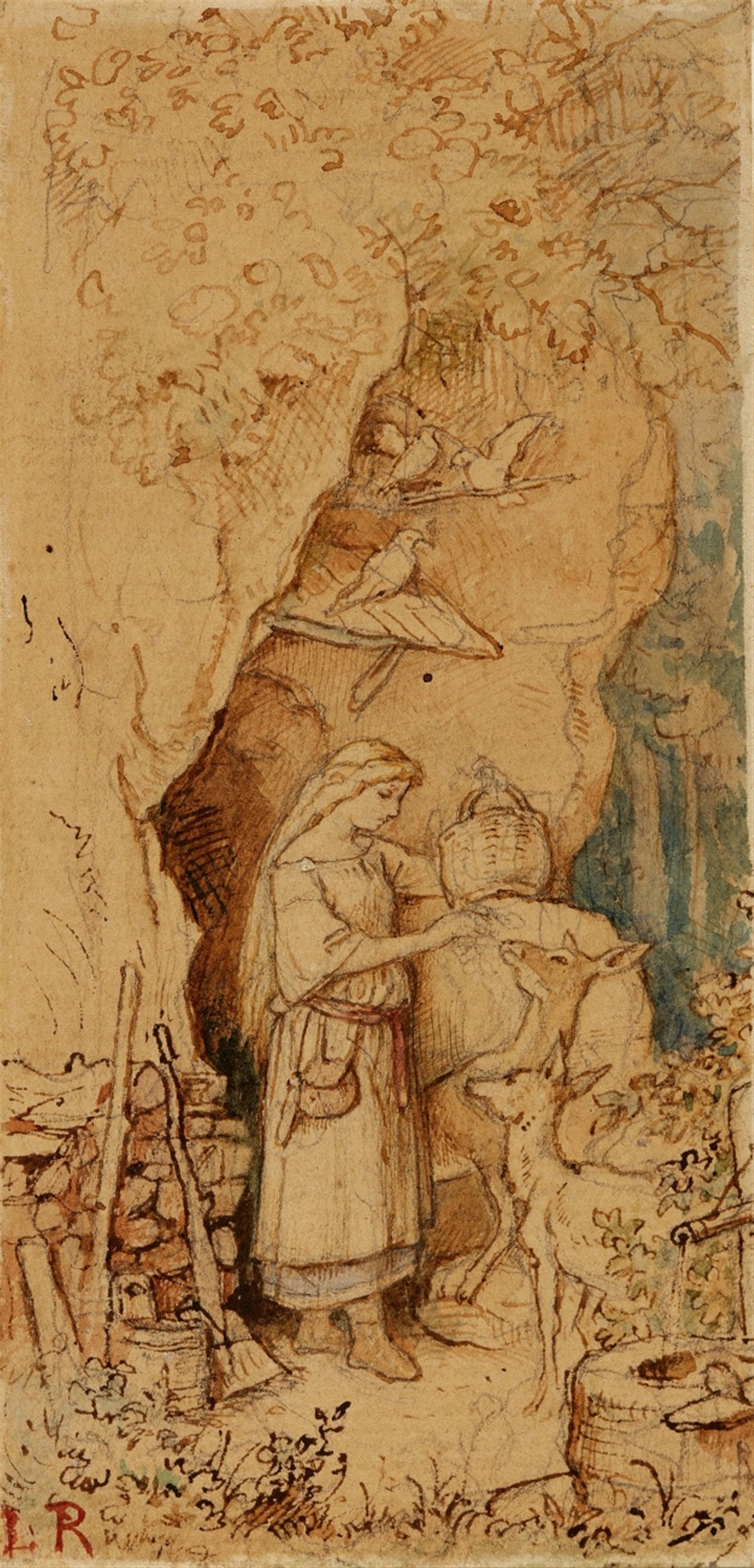 Адриан людвиг рихтер картины