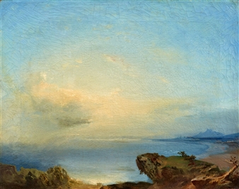 Morning Sun over the Sea - Carl Rottmann