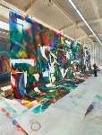Katharina Grosse: Prototypes of Imagination - Gagosian, London (Britannia Street)