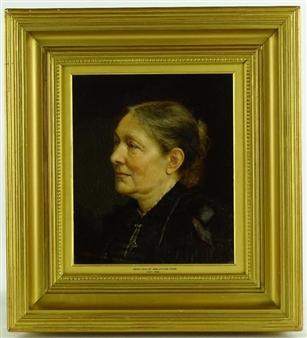 Portrait of Mary, wife of GPB Forbes - Alfred Charles Havell