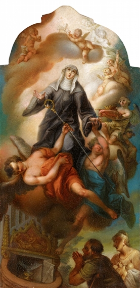 The Assumption of a Female Saint