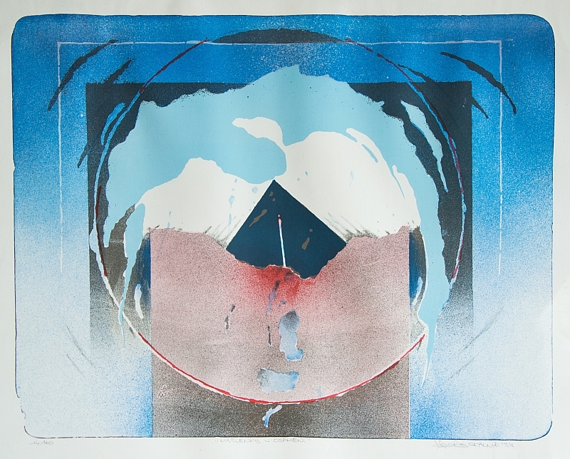 Artwork by Joska Skalník, Myšlenky v osamění, Made of lithography