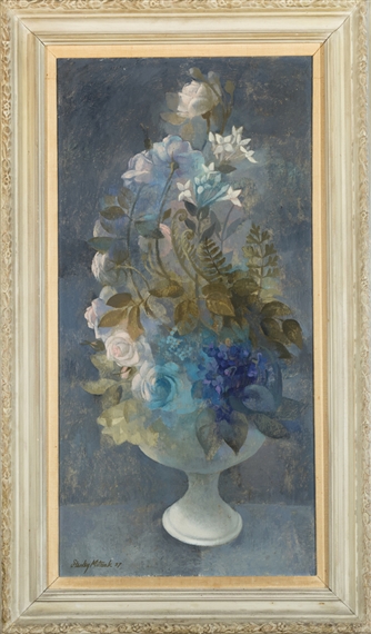 Floral Still Life by Stanley Mitruk, 1957