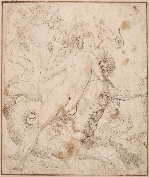 A Myriad and a Female Figure by Italian School, 16th Century