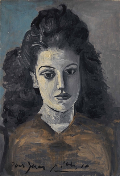 Pablo Picasso | Portrait d'Inès (1942) | MutualArt