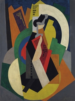 L'homme dans la ville by Albert Gleizes, 1920