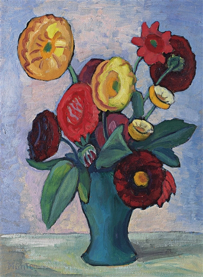Dahlien by Gabriele Münter, 1941