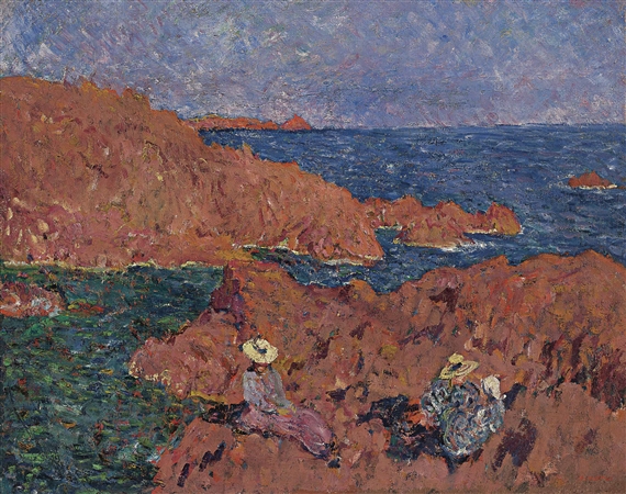 Les rochers rouges by Louis Valtat, 1900