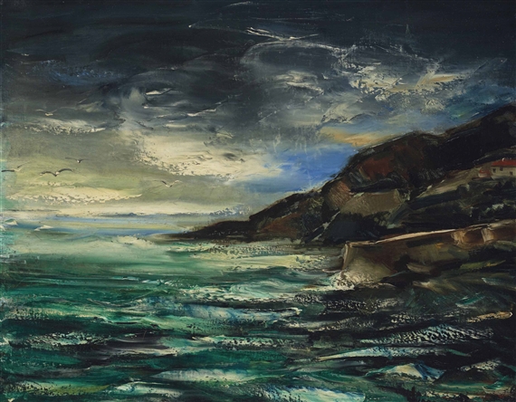 Marine by Maurice de Vlaminck, circa 1934-1935