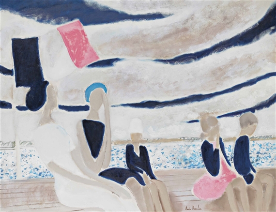 絵画 LOUPEIGNE EN AUTOMNE ANDRE BRASILIER LOUPEIGNE EN AUTOMNE