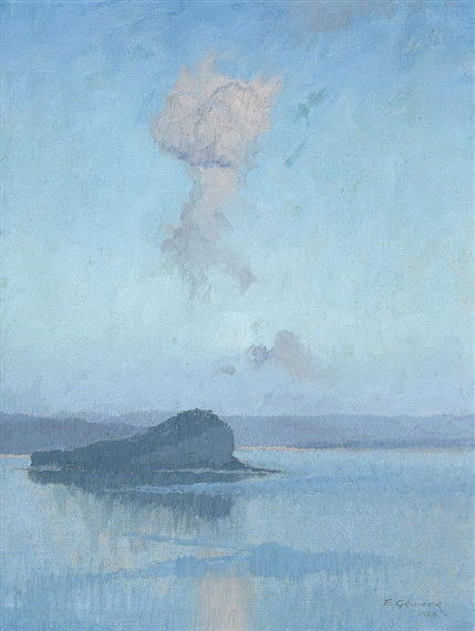 Lion Island by Elioth Gruner, 1920