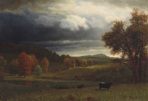 Autumn Landscape: The Catskills by Albert Bierstadt