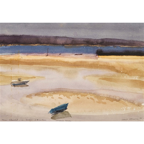 "Marée basse". by Albert Chavaz, 1980