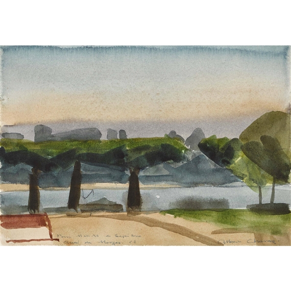 Paysage. by Albert Chavaz