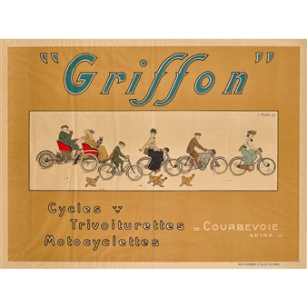 "Griffon - Cycles, Trivoiturettes, Motocyclettes". - Jean Matet
