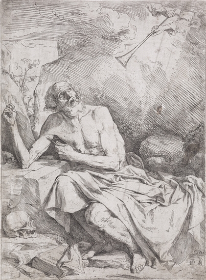 Jusepe de Ribera | Saint Jerome and the Angel | MutualArt