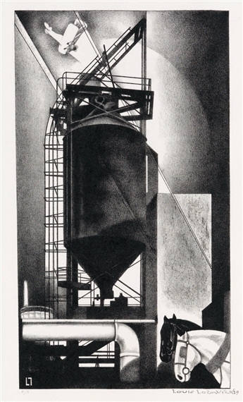 Tanks #1 by Louis Lozowick, 1929